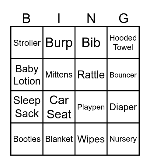 Mini minnie Bingo Card