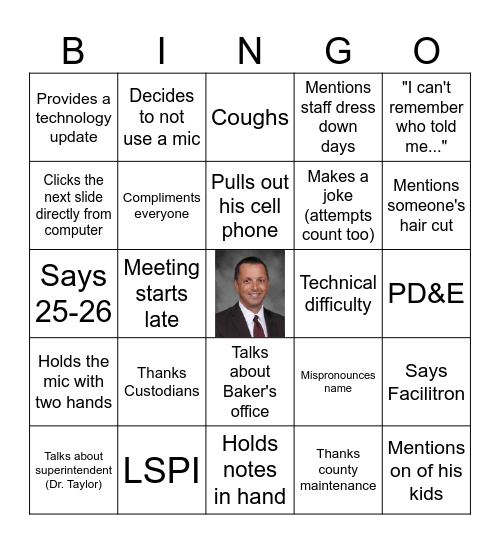 Ballantine Bingo Card