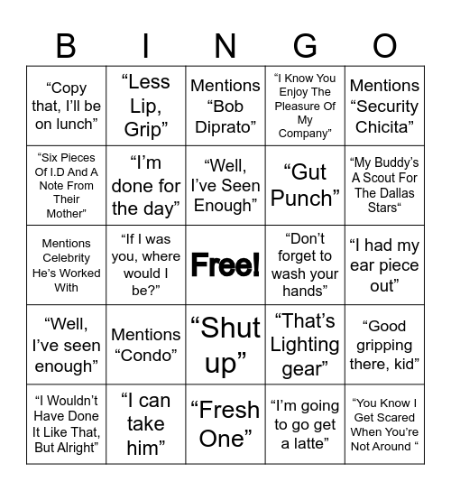 Brownly Bingo Card