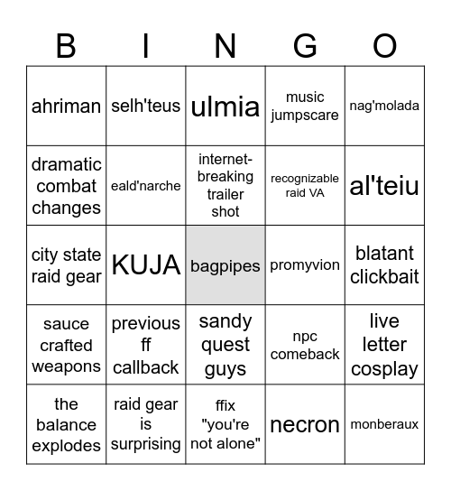 he walk on my san d'oria til i'm second Bingo Card