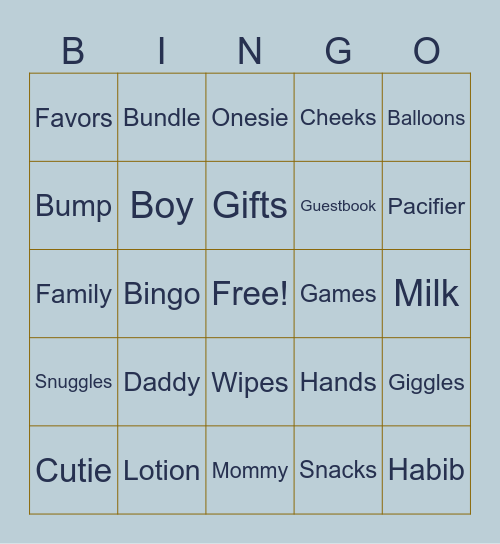 ROMELLO’S LUCKY Bingo Card