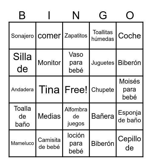 Hermoso Cariño Loteria Bingo Card