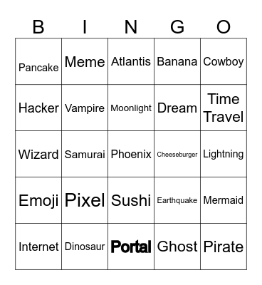 Infinite Bingo Card