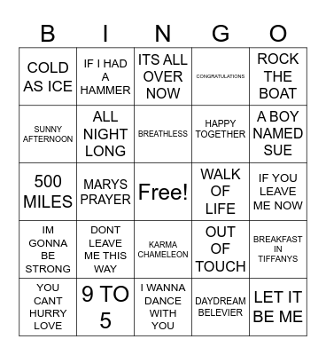 HAVE A GREAT NEW YEAR Bingo Card