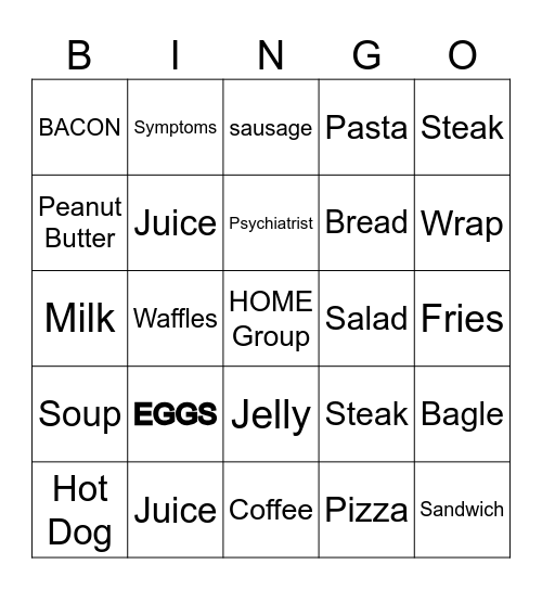 HOME BINGO Card