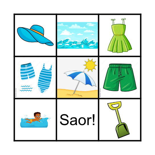 An Samhradh Bingo Card
