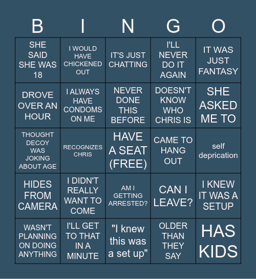 tcap bingo Card