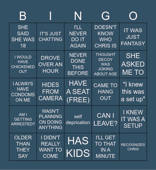 tcap bingo Card