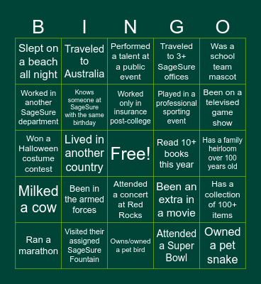 Mid-Year Conference BINGO Card