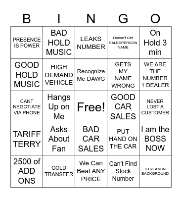 100k Bingo Special Bingo Card