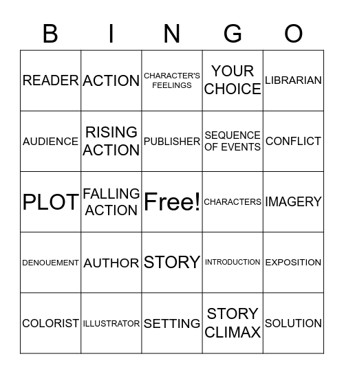 PICTURE BOOK MONTH BINGO Card