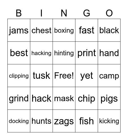 Decoding Bingo Card