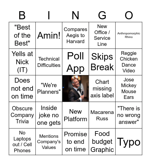 Aegis Annual Meeting - 2025 Bingo Card
