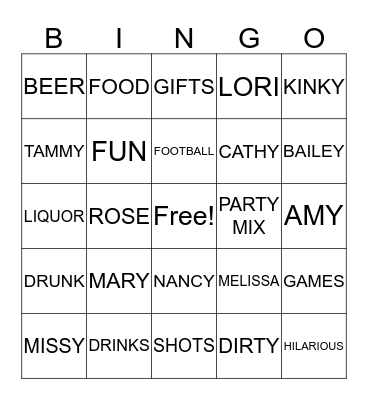 GIRL'S DAY !!!!!! Bingo Card