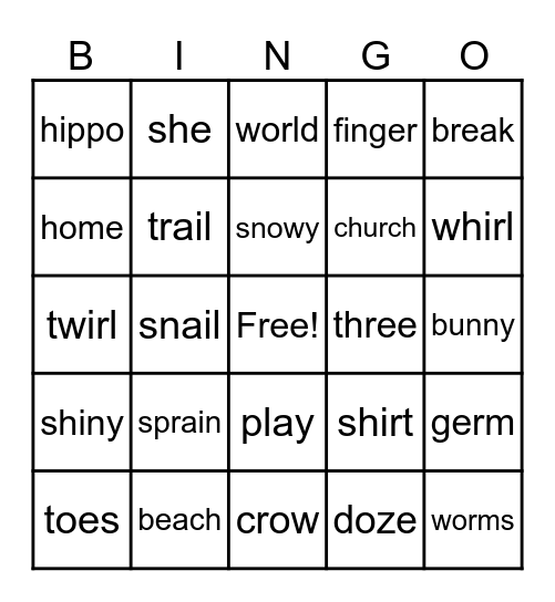 EC Units 1 - 6 BINGO Card