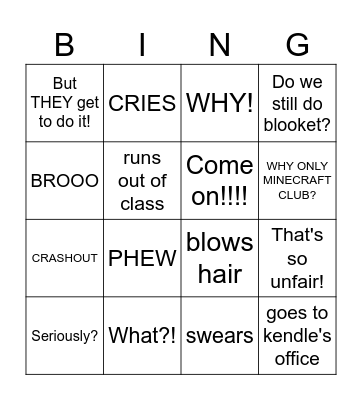 hudson free time ban bingo Card