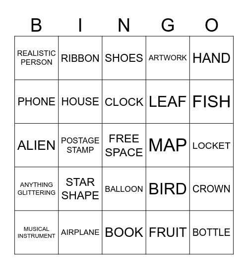 Sticker Swap Bingo #3 Bingo Card