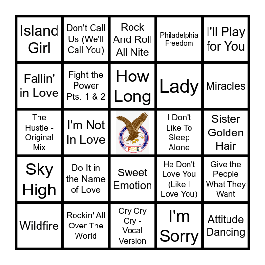 HITS OF 1975 Bingo Card