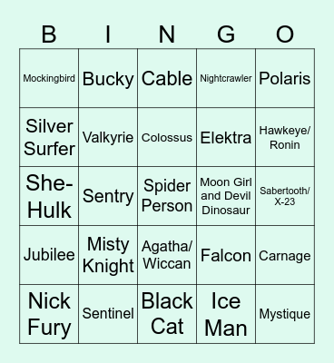 Tokon Crackhead Bingo Card