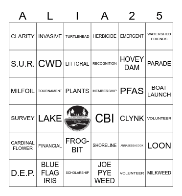 ALIA BINGO! Bingo Card