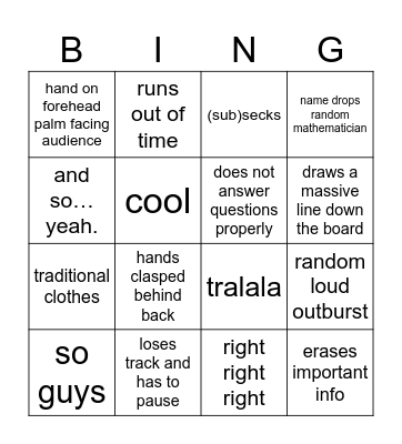 abhinav… Bingo Card