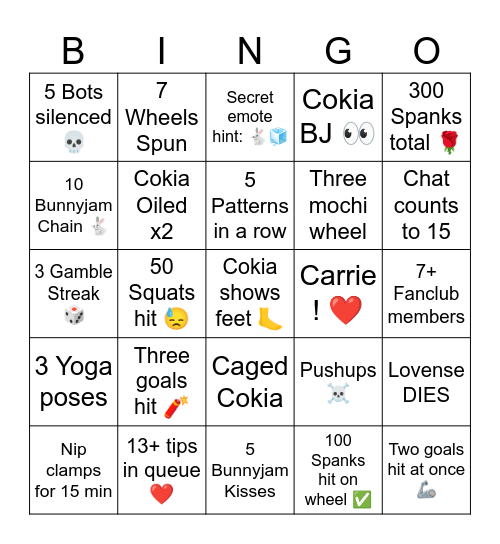 ⭐️BINGO LEVEL 2⭐️ Bingo Card