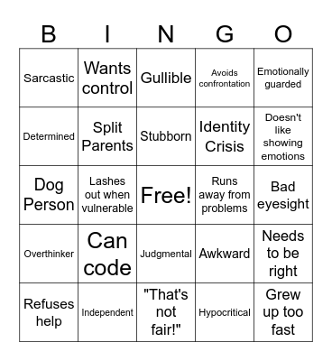 Tulip Bingo Card