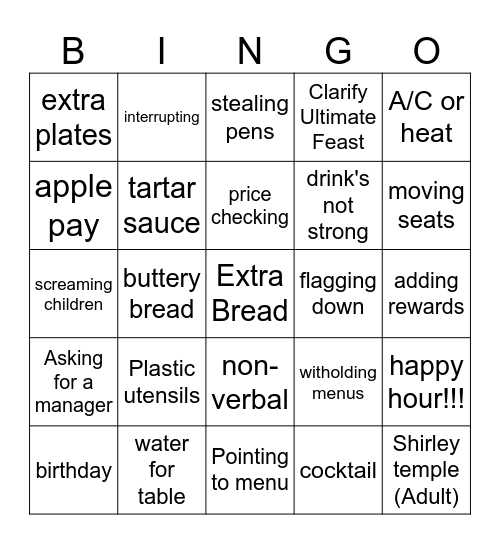 RL BINGO 2025 Bingo Card