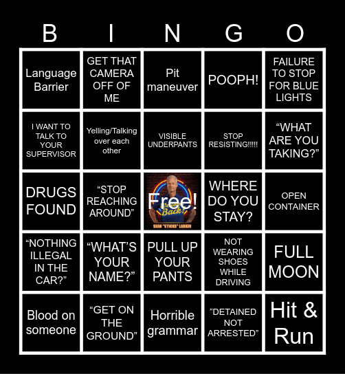 7/25/25 Bingo Card
