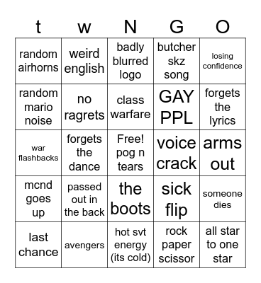 boys planet 2 ep Bingo Card
