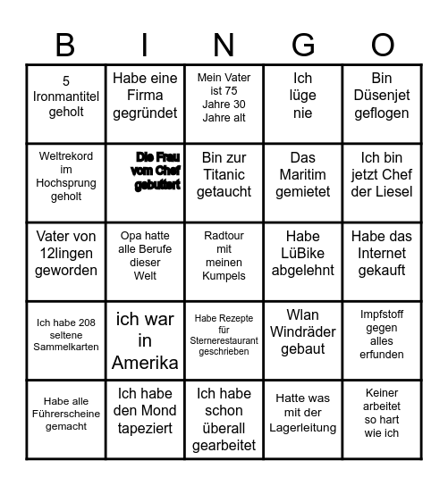 Bullshit Bingo Rene Edition Bingo Card