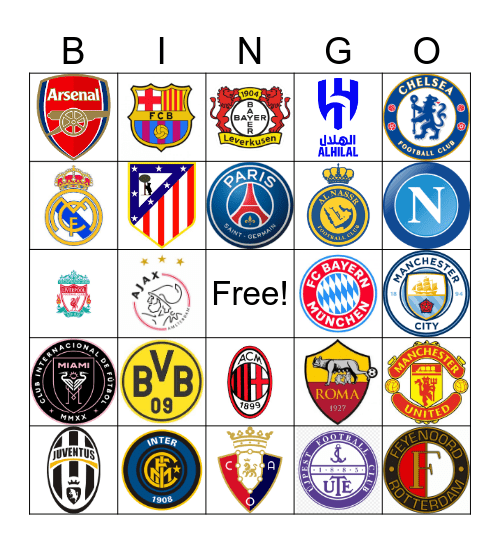 Címer Bingo Card