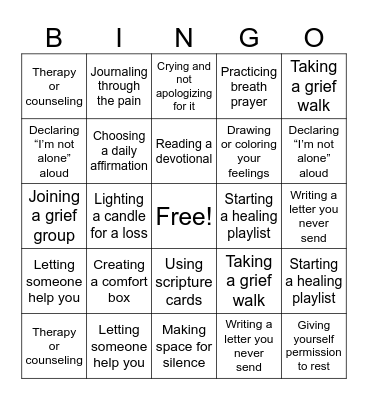 TOOLS FOR WHEN I BREAK--DR. TINA SCOTT (215) 519-2531 Bingo Card