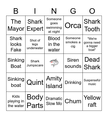 JAWS BINGO Card