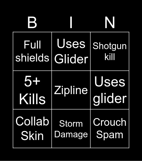 Myz fort binog Bingo Card