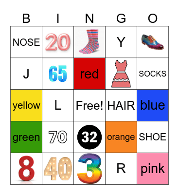 ALL KIDS END OF COURSE Bingo Card