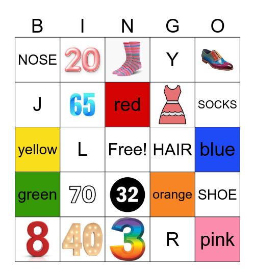 ALL KIDS END OF COURSE Bingo Card
