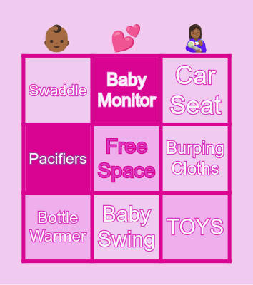 BABY BINGO!! Bingo Card