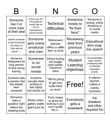 B2S basic starter kit Bingo Card