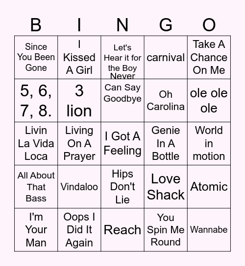 Fooball fever Bingo Card