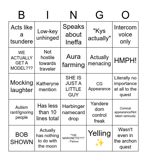 Sandrone Bingo Card Bingo Card