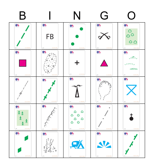 OS Symbols Bingo Card