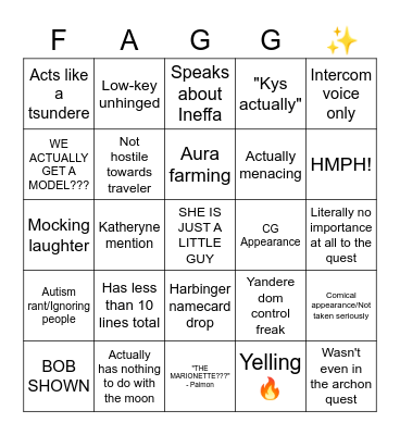 Sandrone Bingo Card Bingo Card