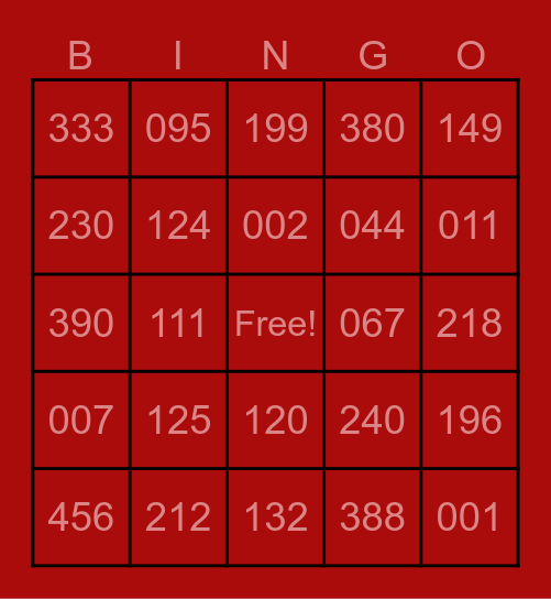 kill this characters in ink game Bingo Card