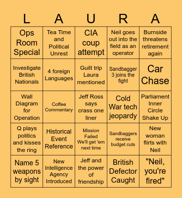 Burnside Struggle Bus Bingo Card