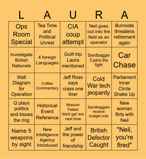 Burnside Struggle Bus Bingo Card