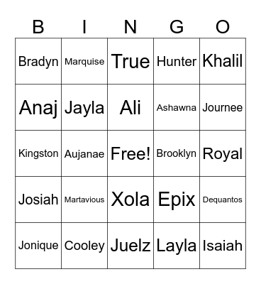 Getting to Know the Planners Bingo Card