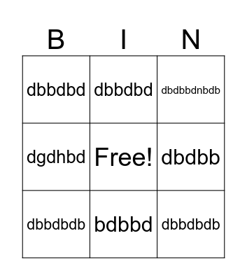 FITNESS BINGO Card