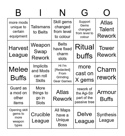 0.3 Crackhead Edition Bingo Card