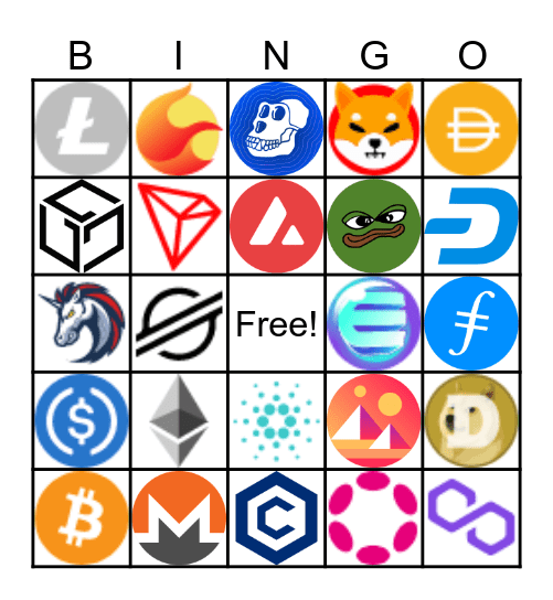 Crypto Bingo Card